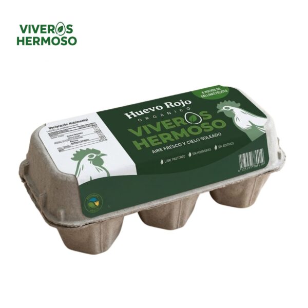package de 6 huevos rojos 6 huevos organicos